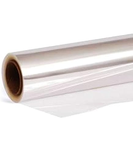 Cellophane Fleuriste 2 M X 80 Cm - Transparent Avec Pois Blancs, Pour Emballer Bouquets Ou Cadeaux