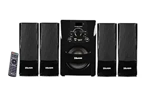 Harshaan Enterprises 4.1 Multimedia Speaker with Bluetooth, USB, FM Radio and Remote Control 120 W Home Theatre with Front Bass