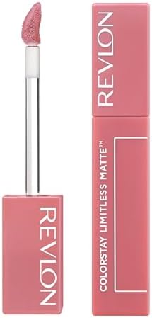 Revlon ColorStay Limitless Matte Liquid Lipstick, Rossetto Liquido Opaco, Arricchito con Triplo Acido Ialuronico, Formula 100% Vegana, Ultra Resistente, 005 Strut