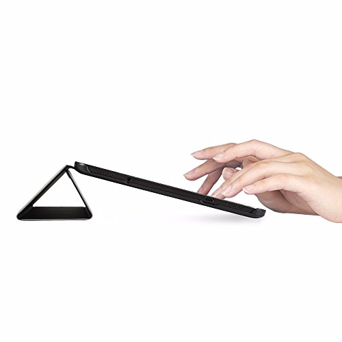 EasyAcc Samsung Galaxy Tab S2 9.7 Hülle Case Tasche mit Standfunktion Auto Wake up Sleep PU Leder hüllen für Samsung Galaxy Tab S2 9.7 (9.7 Wi-Fi SM-T810 / LTE SM-T815) Smart Cover mit Auto Sleep Wake up / Standfunktion (Schwarz, Kunstleder, Ultra dünn) - 3