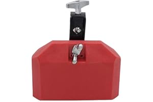 Bnineteenteam Kuhglocke, 5 Zoll ABS Kunststoff Kuhglocke Krachmacher mit Stick für Percussion Musikinstrumente