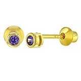 Tamaño de los pendientes: 3 mm de diámetro.