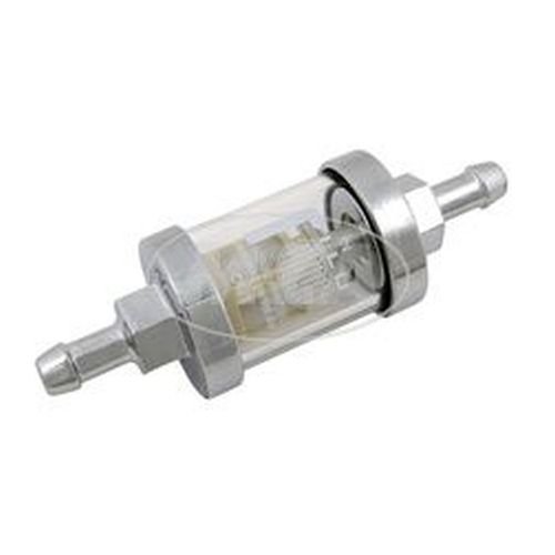 FILU Petrol Filter - Solid Metal Design - Outer Diameter: 28 mm 6mm Connection Simson