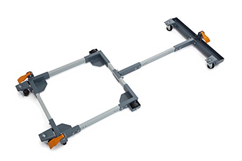 BORAPortamate PM-3750 Mobile Base & T Extension Combo for Cabinet Table Saws Withup to 50" Extension Tables