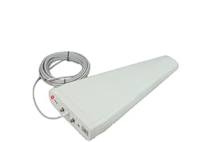 W WONECT Antenas 4G Wonect Yagi Log LTE Exterior 10 Metros Cable SMA Macho Largo Alcance. Gran tamaño. Cable Integrado Evitar pérdidas de señal en Conectores SMA Macho (11dbi-5m)