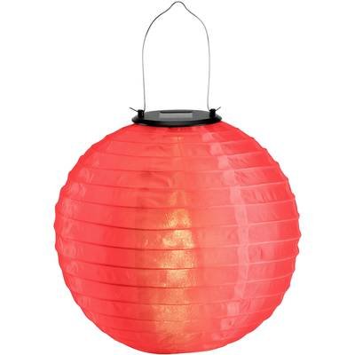 Preisvergleich Produktbild Polarlite Solar-Dekoleuchte Lampion LED 0.06W Warm-Weiß Rot