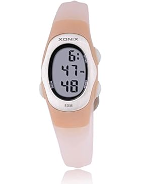 Kinder watch movement led digital retro digital display wasserdicht digital watch-D