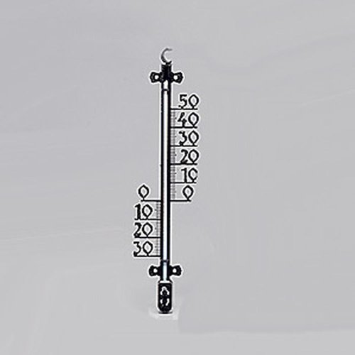 Preisvergleich Produktbild STAR Zimmer- und Außenthermometer 26 cm, schwarz