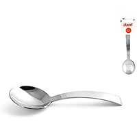 Abert 3124000 cuchara inoxidable redondo para aperitivos, 1 pieza, inoxidable, Acero