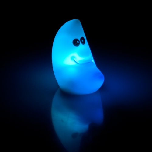 Preisvergleich Produktbild 2 Stück - LED Halbmond mit Farbwechsel - Ambientelicht / Dekolicht oder einfach eine schöne Einschlafhilfe