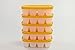 Produktbild TUPPERWARE Gefrier-Behälter Eiswürfler (5) orange mit Deckel mini Eiswürfel Eis