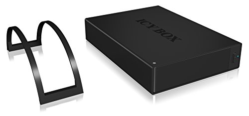 Icy Box IB-366StU3+B Externes Gehäuse für 3,5″ (8,9 cm) SATA HDD mit USB 3.0 Anschluss (UASP), SATA III, EasySwap, Schwarz - 6