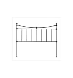 Cabecero de forja Alfil - Óxido, Cabecero de 180 cm