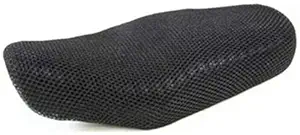 karObar Plsr150Dts-I Single Bike Seat Cover for Bajaj Pulsar 150 DTS-I, Beige, Black