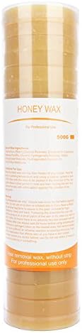 Korlin Hard Wax for Face, Underarms, Brazilian, Bikini Hair Remover - Honey