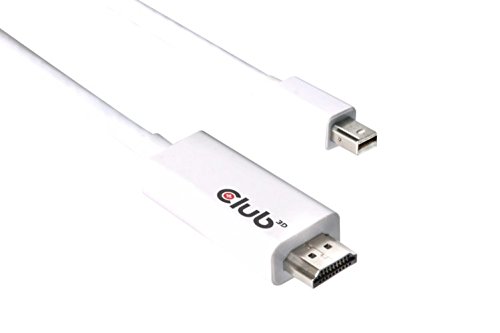 Club 3D CAC-1173 Mini Display Port 1.2 Kabel auf aktiven HDMI 2.0 Adapter 3m weiß - 3