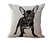 Produktbild MAYUAN520 Kissen 18 Zoll Baumwolle Leinen Bulldogge Französisch La Place de l'Impression Digital Jet Dekorative Kissen Kissen Decke für Sofa Location Haus 2-450mm*450mm