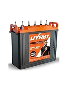 Livfast Maxximo Tall Tubular Battery Model MXTT 2660 230 amp_hour