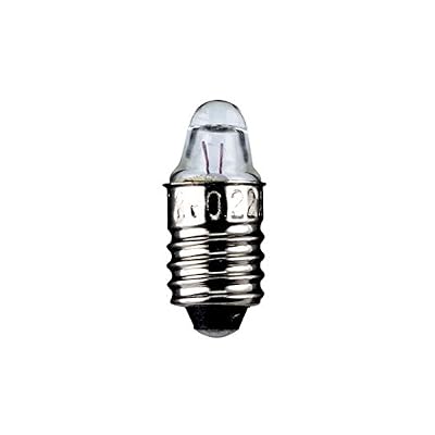 GOOBAY Lot de 5 Ampoules Forme Lentille 0,5 W Culot E10 2,2 V (DC) 250 mA