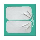 8 x ELECTRODE TENS PADS LABOUR MATERNITY, BACK, NECK, SHOULDER PAIN ELECTRODES FOR TENS MACHINE PAIN RELIEF 8 PADS(2 X PACK) LARGE 100 X 50 10 X 5 replacements ELLE, Femme. Lady, Boots, Babi, Obi, Lloyds and Neurotrac
