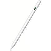 Coverzone Universal Dokunmatik Stylus Kalem LED G&ouml;stergeli Manyetik G&ouml;vdeli Type-C Şarjlı Hassas U&ccedil;lu &Ccedil;izim ve Not Alma Kalem