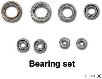 Obsidian Walkera V400D02 RC Helicopter Spare Parts Bearing Set HM-V400D02-Z-23