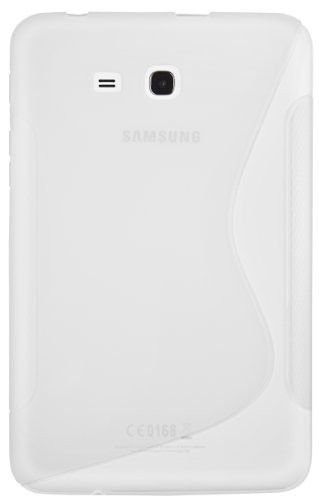 mumbi S-TPU Schutzhülle Samsung Galaxy Tab 3 7.0 Lite T110 T111 (7 Zoll) Hülle transparent weiss - 5