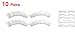 10 Pairs Women Daily Party Makeup Long Curly False Eyelashes Black
