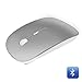 Produktbild Bluetooth Maus Geräuschlos Kabellose Mouse, Tragbar Wireless Mäuse mit 1000/1400/1600 DPI Optional für PC Laptop iMac Macbook Microsoft Pro, Büro Zuhause- Grau