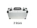 Produktbild 2 Stück Universalkoffer 38 X 26 X 12 CM Aluminium Koffer Mehrzweckkoffer Allzweckkoffer Koffer