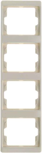 Preisvergleich Produktbild Hager ARSYS Rahmen 4 Elemente senkrecht weiß