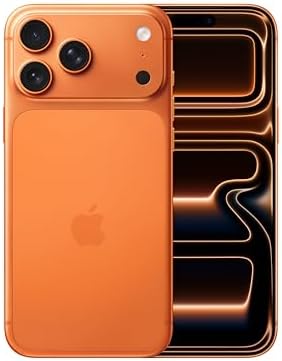 Apple iPhone 17 Pro Max 512 GB: display 6,9", ProMotion fino a 120Hz, chip A19 Pro, autonomia mai vista su iPhone, sistema di fotocamere Pro Fusion, fotocamera frontale Center Stage; Arancione cosmico