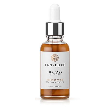 Tan-Luxe The Face Anti-Age Rejuvenating Self-Tan Serum Drops 30ml - Light/ Medium