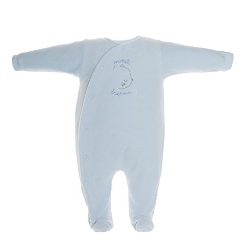 Cambrass 37126 Pelele para Dormir, Celeste, Recién Nacido para Bebés