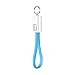 Price comparison product image Charger Cable Keyring Diadia Charging USB Type-C Cable Charger Cable Micro USB Sync Data Cord For Android Phone Cable Portable & Fashionable Charge (Type-C Blue)