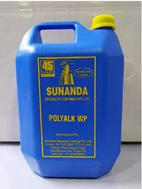 SUNANDA Polyalk WP (5 KG) waterproofing material for External Wall, Terrace, Roof Slabs, Sunk portion, Watertanks, Balcony