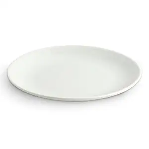 Urban Snackers Oval Plate, 21 cm, White Porcelain, Use for Serving Breakfast, Dining and Snacks, Gifting Accessories, at Home, Kitchen and Hotel, Pack of 1