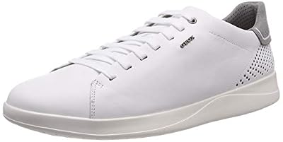 Geox U Kennet B, Baskets Basses Homme, Blanc (White C1000), 43 EU
