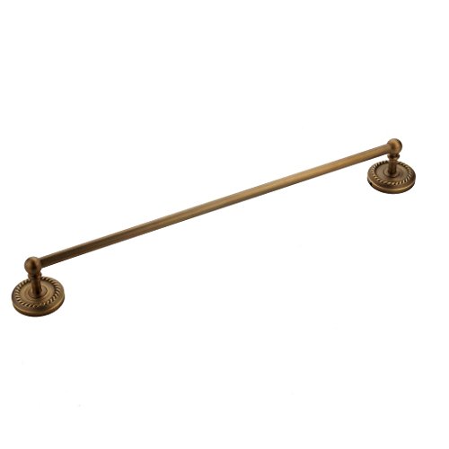 Weare Home Antik Einzeln geschnitzt Gelb Messing Alle Kupfer Bronze Handtuchhalter Wandmontage Wandhalter Stange - 4