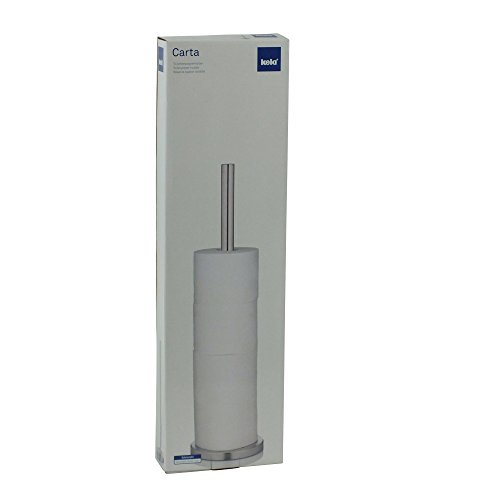 Kela 22828, Toilettenpapierhalter für 3 Rollen, Edelstahl, Carta, 57cm, Silber Matt - 3