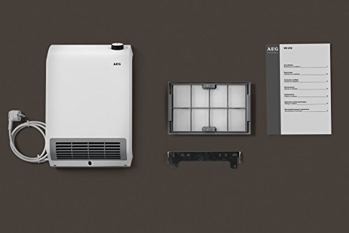 AEG Ventilatorheizung für das Badezimmer, Stufenlose Temperaturwahl, 2000 W, VH 212, Weiß, 234919 - 5