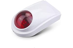 ALARMASZOOM Sirena inalambrica WiFi Compatible App Tuya Smart Life TS106 - Alarma para Exterior Luminosa y Sonora - Emite Potente Sonido de Alerta- Conexión Red eléctrica e inalámbrica con Central de Alarma