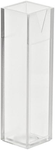 BrandTech Scientific BRN 759080D CS Macro Spectrophotometry Cuvette, 4.5 mL, 9" H, 8" W, 14.25" L, 500 fl. oz. (Pack of 500)