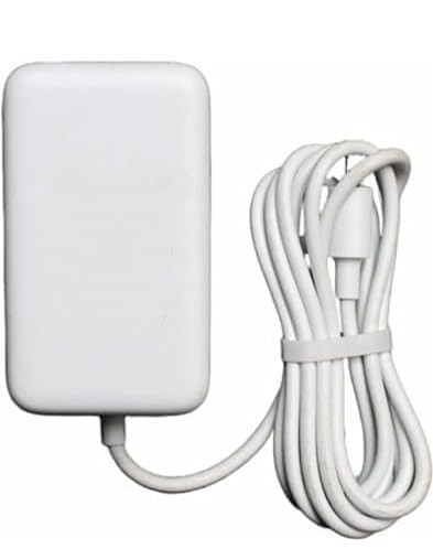 15W Charger Adapter 12V Compatible for Amazon Alexa Echo Dot (3rd gen & 4th gen) - 15W White Long