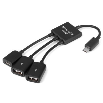 SAMTECH Multi-function Micro USB OTG Charge Hub Host Cable Cord Adapter Connector for Smartphone and Tablet
