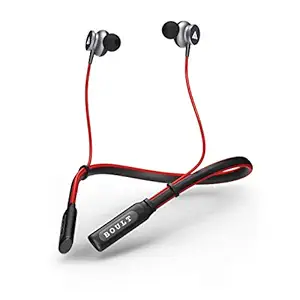 Boult Audio ProBass Curve in-Ear Earphones with 12H Battery Life & Extra Bass, in-Built Mic, IPX5 Water Resistant Neckband(Red)