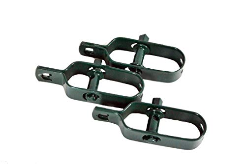 Preisvergleich Produktbild Drahtspanner Länge 100 mm verzinkt + grün beschichtet, 50 Stck.