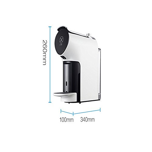spécifications Automatique Intelligent Capsule Machine À Café Téléphone Mobile Téléphone Contrôle Ménage Petit Café Machine Distributeur D'eau Combo 580 ML Économie D'énergie 1200 W/Blanc