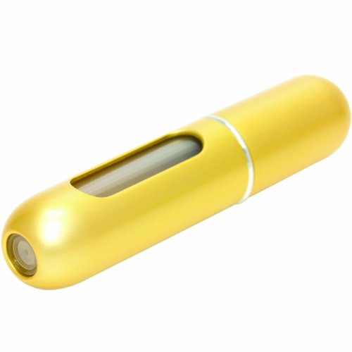 Travalo Easy Refill Travel Perfume Atomizer Spray Bottle in Bold Gold