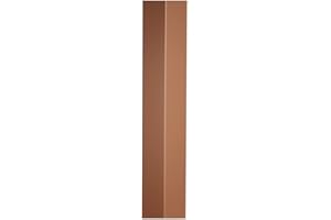 BRICO-TOITURE Cornière 90 ° Aluminium 1 mm Miel - 2ML - Extérieur 135 X 135 mm